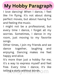 my hobby dance essay 100 words