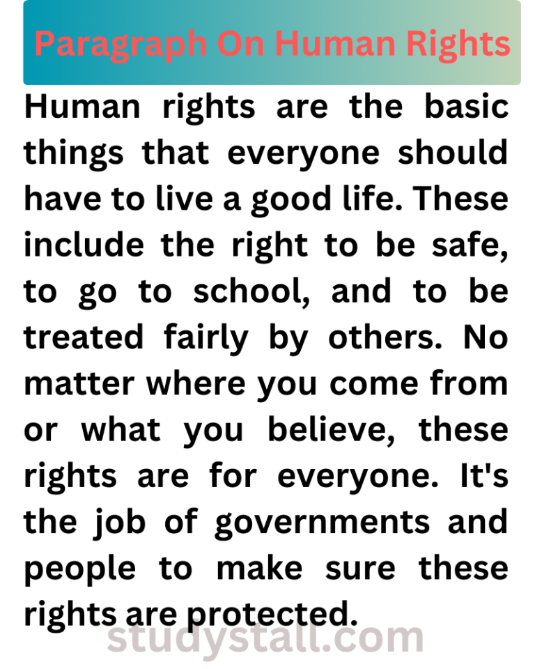 human rights speech 500 words