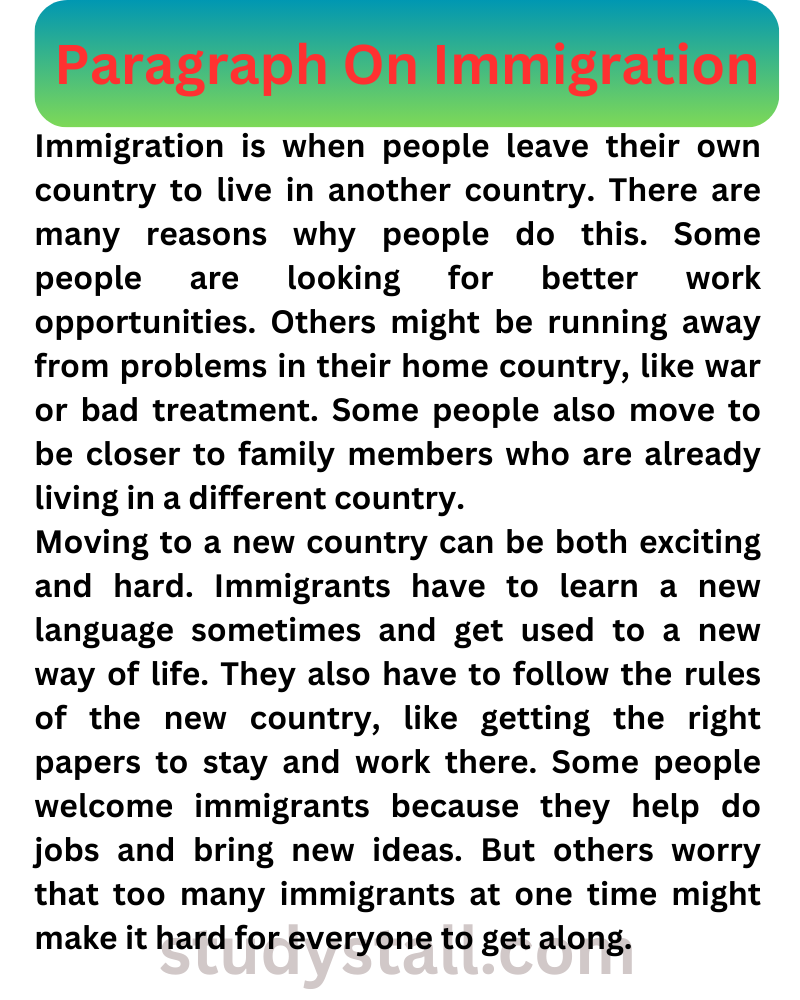 conclusion paragraph for immigration essay